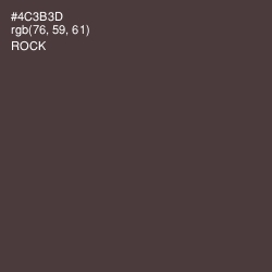 #4C3B3D - Rock Color Image