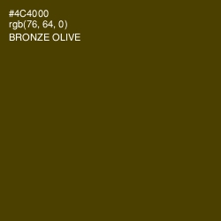 #4C4000 - Bronze Olive Color Image