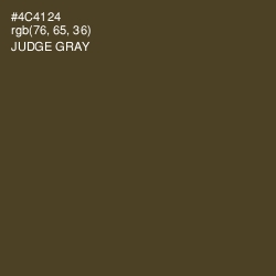#4C4124 - Judge Gray Color Image