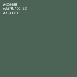 #4C6455 - Axolotl Color Image