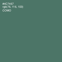 #4C7467 - Como Color Image