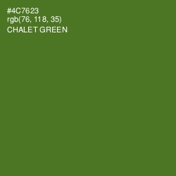 #4C7623 - Chalet Green Color Image
