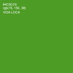 #4C9C26 - Vida Loca Color Image