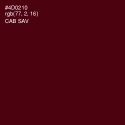 #4D0210 - Cab Sav Color Image