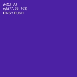#4D21A3 - Daisy Bush Color Image