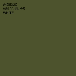 #4D532C - Woodland Color Image