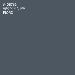 #4D5762 - Fiord Color Image