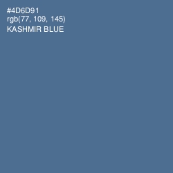 #4D6D91 - Kashmir Blue Color Image