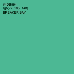 #4DB994 - Breaker Bay Color Image