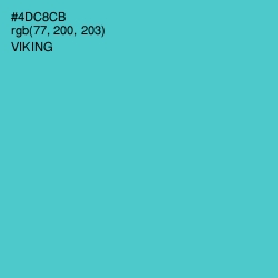 #4DC8CB - Viking Color Image