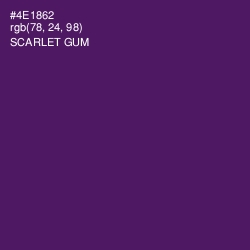 #4E1862 - Scarlet Gum Color Image