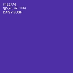 #4E2FA6 - Daisy Bush Color Image