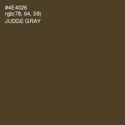 #4E4026 - Judge Gray Color Image