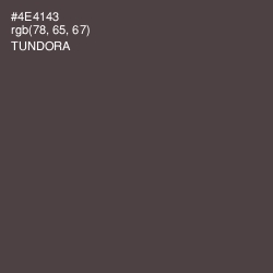 #4E4143 - Tundora Color Image