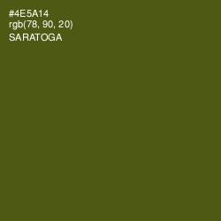 #4E5A14 - Saratoga Color Image