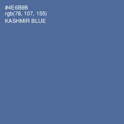 #4E6B9B - Kashmir Blue Color Image