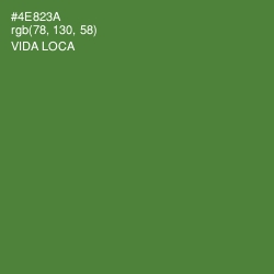 #4E823A - Vida Loca Color Image