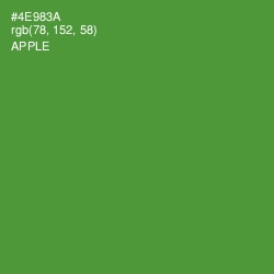 #4E983A - Apple Color Image