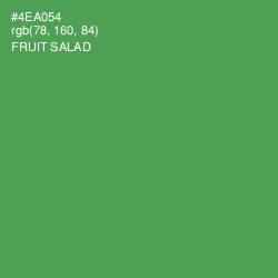 #4EA054 - Fruit Salad Color Image