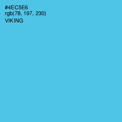 #4EC5E6 - Viking Color Image