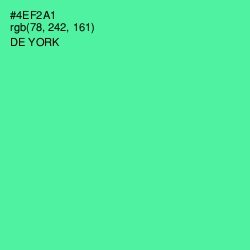 #4EF2A1 - De York Color Image