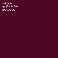 #4F0824 - Barossa Color Image