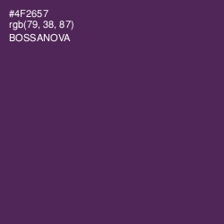 #4F2657 - Bossanova Color Image