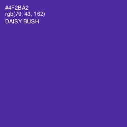 #4F2BA2 - Daisy Bush Color Image