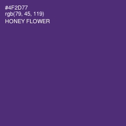 #4F2D77 - Honey Flower Color Image