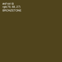 #4F441B - Bronzetone Color Image
