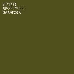 #4F4F1E - Saratoga Color Image