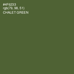 #4F6233 - Chalet Green Color Image