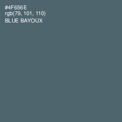 #4F656E - Blue Bayoux Color Image