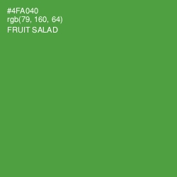 #4FA040 - Fruit Salad Color Image