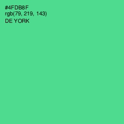 #4FDB8F - De York Color Image