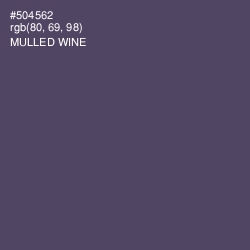 #504562 - Mulled Wine Color Image