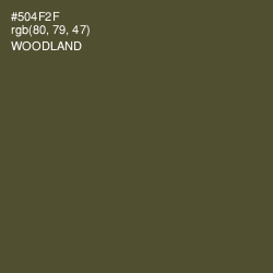 #504F2F - Woodland Color Image