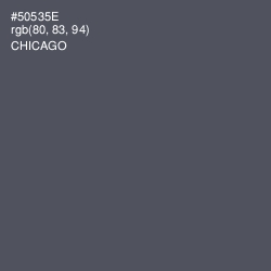 #50535E - Chicago Color Image