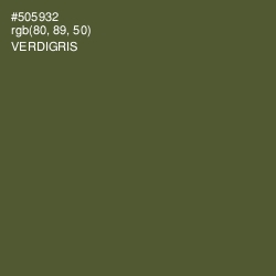 #505932 - Verdigris Color Image