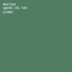 #507D64 - Como Color Image