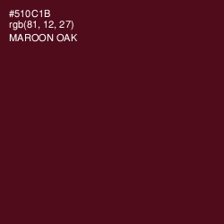 #510C1B - Maroon Oak Color Image