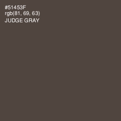 #51453F - Judge Gray Color Image