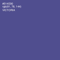 #514E90 - Victoria Color Image