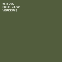 #515D3C - Verdigris Color Image