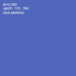 #5167BD - San Marino Color Image