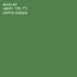 #51814D - Hippie Green Color Image