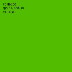 #51BC00 - Christi Color Image