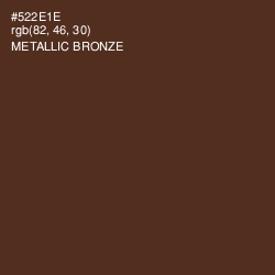 #522E1E - Metallic Bronze Color Image