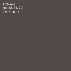 #524A48 - Emperor Color Image