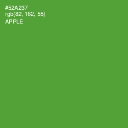 #52A237 - Apple Color Image